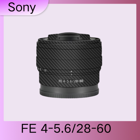 Lentes Sony FE28-60F4-5.6 - Pele câmera, adesivo câmera - com alta resistência a arranhões, à prova d'água e com design elegante.